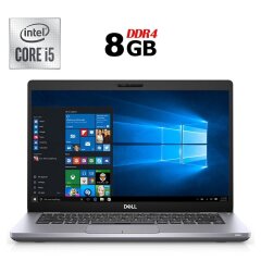 Ультрабук Dell Latitude 5410 / 14" (1920x1080) IPS Touch / Intel Core i5-10310U (4 (8) ядра по 1.7 - 4.4 GHz) / 8 GB DDR4 / 512 GB SSD M.2 / Intel UHD Graphics / WebCam