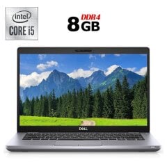 Ультрабук Dell Latitude 5410 / 14" (1920x1080) IPS Touch / Intel Core i5-10210U (4 (8) ядра по 1.7 - 4.4 GHz) / 8 GB DDR4 / 240 GB SSD / Intel UHD Graphics / WebCam 
