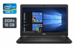 Ультрабук Dell Latitude 5480 / 14" (1920x1080) IPS / Intel Core i7-7600U (2 (4) ядра по 2.8 - 3.9 GHz) / 16 GB DDR4 / 512 GB SSD / Intel HD Graphics 620 / WebCam / Fingerprint / Windows 10