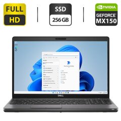 Ультрабук Dell Latitude 5501 / 15.6" (1920x1080) IPS / Intel Core i5-9300H (4 (8) ядра по 2.4 - 4.1 GHz) / 16 GB DDR4 / 256 GB SSD / nVidia GeForce MX150, 2 GB GDDR5, 64-bit / WebCam