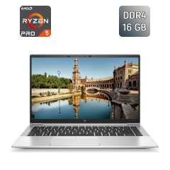 Ультрабук HP EliteBook 845 G7 / 14" (1920x1080) IPS / AMD Ryzen 5 Pro 4650U (6 (12) ядер по 2.1 - 4.0 GHz) / 16 GB DDR4 / 256 GB SSD / AMD Radeon RX Vega 6 / WebCam / TouchID