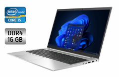 Ультрабук HP ProBook 850 G8 / 15.6" (1920x1080) IPS / Intel Core i5-1135G7 (4 (8) ядра по 4.2 GHz) / 16 GB DDR4 / 256 GB SSD / Intel Iris Xe Graphics / WebCam / Fingerprint