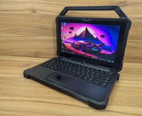 Защищенный планшет Dell Latitude 7212 Rugged Extreme Tablet / 11.6" (1920x1080) IPS Touch / Intel Core i5-6300U (2 (4) ядра по 2.4 - 3.0 GHz) / 8 GB DDR4 / 256 GB SSD / Intel HD Graphics 520 / WebCam / Windows 10