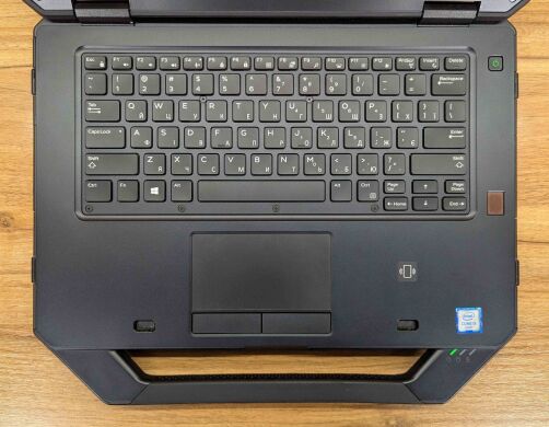 Захищений ноутбук Dell Latitude 14 Rugged 5414 / 14" (1920x1080) IPS Touch / Intel Core i5-6300U (2 (4) ядра по 2.4 - 3.0 GHz) / 16 GB DDR4 / 512 GB SSD / Intel HD Graphics 520 / TouchID / Windows 10