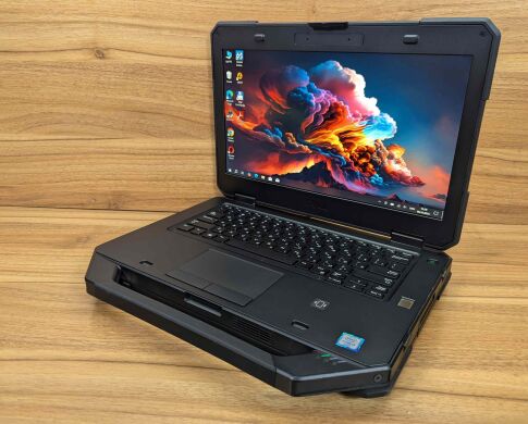 Захищений ноутбук Dell Latitude 14 Rugged 5414 / 14" (1920x1080) IPS Touch / Intel Core i5-6300U (2 (4) ядра по 2.4 - 3.0 GHz) / 16 GB DDR4 / 512 GB SSD / Intel HD Graphics 520 / TouchID / Windows 10
