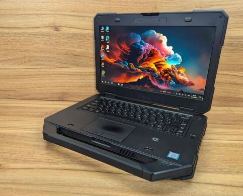 Защищенный ноутбук Dell Latitude 14 Rugged 5414 / 14" (1920x1080) IPS Touch / Intel Core i5-6300U (2 (4) ядра по 2.4 - 3.0 GHz) / 8 GB DDR4 / 512 GB SSD / AMD Radeon R7 M360, 2 GB DDR3, 64-bit / Fingerprint / Windows 10