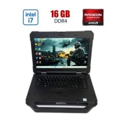 Защищенный ноутбук Dell Latitude 5420 Rugged / 14" (1920x1080) IPS / Intel Core i7-8650U (4 (8) ядер по 1.90 - 4.2 GHz) / 16 GB DDR4 / 256 GB SSD / AMD Radeon RX 540, 4 GB GDDR5, 128-bit / WebCam