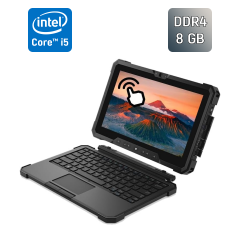 Захищений планшет Dell Latitude 7212 Rugged Extreme Tablet / 11.6" (1920x1080) IPS Touch / Intel Core i5-6300U (2 (4) ядра по 2.4 - 3.0 GHz) / 8 GB DDR4 / 256 GB SSD / Intel HD Graphics 520 / WebCam / Windows 10