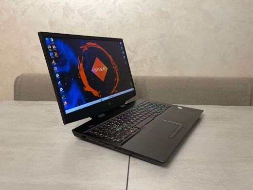 Ігровий ноутбук HP Omen 17-cb0070nr / 17.3" (1920x1080) IPS / Intel Core i7-9750H (6 (12) ядер по 2.6 - 4.5 GHz) / 16 GB DDR4 / 512 GB SSD M.2 / nVidia GeForce RTX&nbsp;2060, 6 GB GDDR6, 192-bit / WebCam