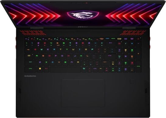 Ігровий ноутбук MSI Raider 18 HX A14VGG / 18" (2560x1600) IPS / Intel Core i9-14900HX (24 (32) ядер по 2.2 - 5.7 GHz) / 32 GB DDR5 / 1000 GB SSD M.2 / nVidia GeForce RTX 4070, 8 GB GDDR6, 128-bit / WebCam / Win 11