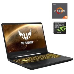 Игровой ноутбук Asus TUF FX505DU-BQ151T / 15.6" (1920x1080) IPS / AMD Ryzen 5 3550H (4 (8) ядра по 2.1 - 3.7 GHz) / 16 GB DDR4 / 480 GB SSD / nVidia GeForce GTX 1660 Ti, 6 GB GDDR6, 192-bit / WebCam