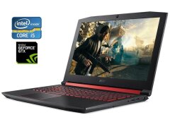 Игровой ноутбук Б-класс Acer Nitro 5 AN515-53 / 15.6" (1920x1080) IPS / Intel Core i5-8300H (4 (8) ядра по 2.3 - 4.0 GHz) / 16 GB DDR4 / 256 GB SSD + 500 GB HDD / nVidia GeForce GTX 1050, 4 GB GDDR5, 128-bit / WebCam
