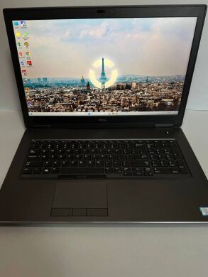Мобільна робоча станція Dell Precision 7740 / 17.3" (1920x1080) IPS / Intel Core i7-9850H (6 (12) ядра по 2.6 - 4.6 GHz) / 32 GB DDR4 / 512 GB SSD / nVidia Quadro RTX 3000, 6 GB GDDR6, 192-bit / WebCam / Win 11 Pro