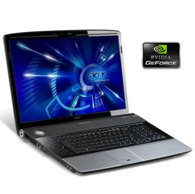 Ноутбук Acer Aspire 8930G / 18.4" (1920x1080) TN / Intel Core 2 Duo T6500 (2 ядра по 2.1 GHz) / 4 GB DDR3 / 128 GB SSD + 320 GB HDD / nVidia GeForce 9600M GT, 1 GB GDDR3, 128-bit / WebCam / АКБ не тримає Ноутбук Acer Aspire 8930G / 18.4" (1920x1080) TN / Intel Core 2 Duo T6500 (2 ядра по 2.1 GHz) / 4 GB DDR3 / 128 GB SSD + 320 GB HDD / nVidia GeForce 9600M GT, 1 GB GDDR3, 128-bit / WebCam / АКБ не тримає