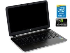 Ноутбук HP Pavilion 15-p258nl / 15.6" (1366x768) TN / Intel Core i7-5500U (2 (4) ядра по 2.4 - 3.0 GHz) / 16 GB DDR3 / 1000 GB SSD / nVidia GeForce 840M, 4 GB DDR3, 64-bit / WebCam / DVD-RW / Win 10 Home