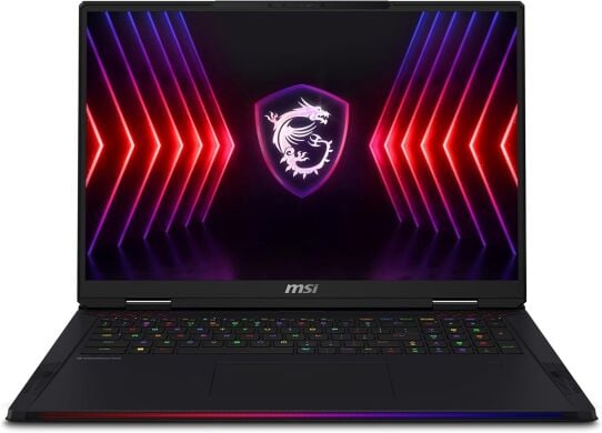 Ігровий ноутбук MSI Raider 18 HX A14VGG / 18" (2560x1600) IPS / Intel Core i9-14900HX (24 (32) ядер по 2.2 - 5.7 GHz) / 32 GB DDR5 / 1000 GB SSD M.2 / nVidia GeForce RTX 4070, 8 GB GDDR6, 128-bit / WebCam / Win 11