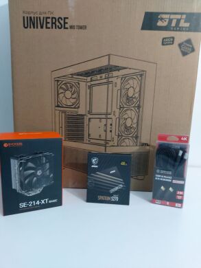 Игровой ПК GTL Gaming Universe Black Tower / Intel Core i5-9500 (6 ядер по 3.0 - 4.4 GHz) / 24 GB DDR4 / 256 GB SSD M.2 + 480 GB SSD + 500 GB HDD / nVidia GeForce GTX 1650 Super, 4 GB GDDR6, 128-bit / 530W Игровой ПК GTL Gaming Universe Black Tower / Intel Core i5-9500 (6 ядер по 3.0 - 4.4 GHz) / 24 GB DDR4 / 256 GB SSD M.2 + 480 GB SSD + 500 GB HDD / nVidia GeForce GTX 1650 Super, 4 GB GDDR6, 128-bit / 530W