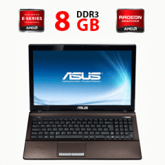 Игровой ноутбук Б-класс ASUS K73BR / 17.3" (1600x900) TN / AMD E-450 (2 ядра по 1.66 GHz) / 8 GB DDR3 / 160 GB SSD + 500 GB HDD / AMD Radeon HD 7400M, 1 GB GDDR3, 64-bit / WebCam