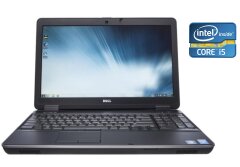 Ноутбук Dell Latitude E6540 / 15.6" (1366x768) TN / Intel Core i5-4300M (2 (4) ядра по 2.6 - 3.3 GHz) / 8 GB DDR3 / 240 GB SSD / Intel HD Graphics 4600 / WebCam / DVD-ROM / Win 10 Pro