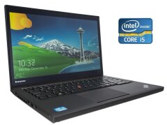 Ультрабук Б-клас Lenovo ThinkPad T440s / 14" (1920x1080) IPS / Intel Core i5-4300U (2 (4) ядра по 1.9 - 2.9 GHz) / 8 GB DDR3 / 120 GB SSD / Intel HD Graphics 4400 / WebCam