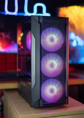 Ігровий ПК Tower NEW / AMD Ryzen 7 1800X (8 (16) ядер по 3.6 - 4.0 GHz) / 32 GB DDR4 NEW / 512 GB SSD NEW / AMD Radeon RX 6650 XT, 4 GB GDDR6, 128-bit NEW / 600W NEW