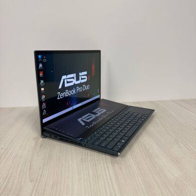 Игровой ноутбук Asus ZenBook Pro Duo UX582HS / 15.6" (3840x2160) OLED / Intel Core i9-11900H (8 (16) ядер по 2.1 - 4.9 GHz) / 32 GB DDR4 / 1000 GB SSD NVMe / nVidia GeForce RTX 3080, 8 GB GDDR6, 256-bit / WebCam