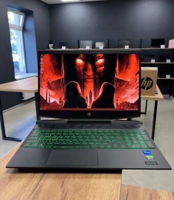 Ігровий ноутбук HP Pavilion Gaming 15-dk2147ng / 15.6" (1920x1080) IPS / Intel Core i5-11300H (4 (8) ядер по 2.6 - 4.4 GHz) / 16 GB DDR4 / 512 GB SSD / nVidia GeForce RTX 3050 Ti, 4 GB GDDR6, 128-bit / WebCam / Win 10