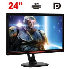 Монитор Philips 242G5DJEB / 24" (1920x1080) TN / 2x HDMI, 1x DP, 1x DVI, 1x VGA, 4x USB 3.0, 1x USB Type-B / VESA 100x100 / Pivot