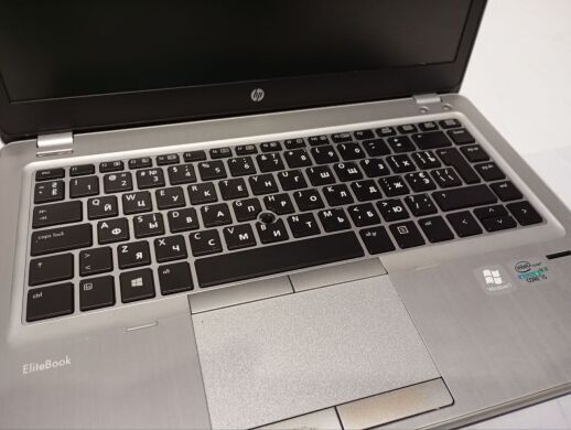 Ультрабук Б-класс HP EliteBook Folio 9470m / 14" (1366x768) TN / Intel Core i5-3437U (2 (4) ядра по 1.9 - 2.9 GHz) / 8 GB DDR3 / 500 GB HDD / Intel HD Graphics 4000 / WebCam / Win 10 / АКБ не держит