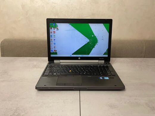Мобільна робоча станція HP EliteBook 8570w / 15.6" (1920x1080) TN / Intel Core i7-3720QM (4 (8) ядра по 2.6 - 3.6 GHz) / 16 GB DDR3 / 256 GB SSD / nVidia Quadro K1000M, 2 GB DDR3, 128-bit / DisplayPort