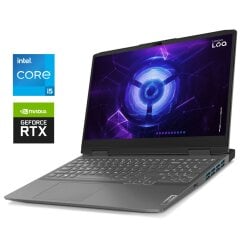Ігровий ноутбук Lenovo LOQ 15IRH8 / 15.6" (2560x1440) IPS / Intel Core i5-12450H (8 (12) ядер по 3.3 - 4.4 GHz) / 16 GB DDR5 / 512 GB SSD M.2 / nVidia GeForce RTX 4060, 8 GB GDDR6, 128-bit / WebCam