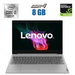 Ноутбук Б-клас Lenovo IdeaPad 3 15IIL05 / 15.6" (1920x1080) TN / Intel Core i3-1005G1 (2 (4) ядра по 1.2 - 3.4 GHz) / 8 GB DDR4 / 256 GB SSD / nVidia GeForce MX330, 2 GB GDDR5, 64-bit / WebCam