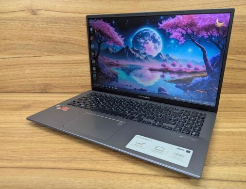 Ноутбук Asus VivoBook F512 / 15.6" (1920x1080) IPS / AMD Ryzen 3 3200U (2 (4) ядра по 2.6 - 3.5 GHz) / 8 GB DDR4 / 256 GB SSD / AMD Radeon Vega 3 Graphics / WebCam / TouchID / Windows 10 Ноутбук Asus VivoBook F512 / 15.6" (1920x1080) IPS / AMD Ryzen 3 3200U (2 (4) ядра по 2.6 - 3.5 GHz) / 8 GB DDR4 / 256 GB SSD / AMD Radeon Vega 3 Graphics / WebCam / TouchID / Windows 10