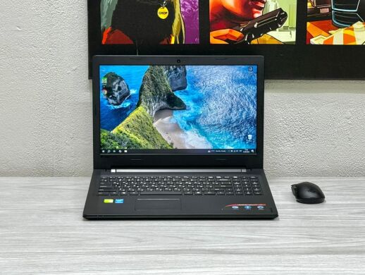 Ноутбук Б-класс Lenovo IdeaPad 100-15IBD / 15.6" (1366x768) TN / Intel Pentium 3825U (2 (4) ядра по 1.9 GHz) / 4 GB DDR3 / 240 GB SSD / nVidia GeForce 920M, 1 GB GDDR3, 64-bit / WebCam / Win 10