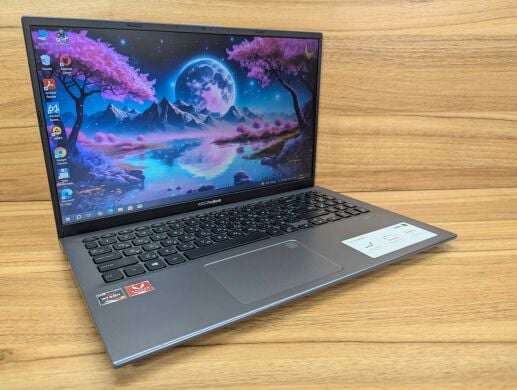 Ноутбук Asus VivoBook F512 / 15.6" (1920x1080) IPS / AMD Ryzen 3 3200U (2 (4) ядра по 2.6 - 3.5 GHz) / 8 GB DDR4 / 256 GB SSD / AMD Radeon Vega 3 Graphics / WebCam / TouchID / Windows 10 Ноутбук Asus VivoBook F512 / 15.6" (1920x1080) IPS / AMD Ryzen 3 3200U (2 (4) ядра по 2.6 - 3.5 GHz) / 8 GB DDR4 / 256 GB SSD / AMD Radeon Vega 3 Graphics / WebCam / TouchID / Windows 10