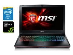Игровой ноутбук MSI Raider GE63VR / 15.6" (1920x1080) IPS / Intel Core i7-7700HQ (4 (8) ядра по 2.8 - 3.8 GHz) / 32 GB DDR4 / 1000 GB SSD / nVidia GeForce GTX 1070, 8 GB GDDR5, 256-bit / WebCam