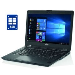 Нетбук Fujitsu LifeBook U729 / 12.5" (1920x1080) IPS / Intel Core i3-8145U (2 (4) ядра по 2.1 - 3.9 GHz) / 8 GB DDR4 / 256 GB SSD M.2 / Intel UHD Graphics / WebCam / Win 10 Pro