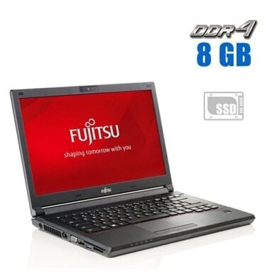 Ноутбук Fujitsu Lifebook E548 / 14" (1920x1080) IPS / Intel Core i5-8250U (4 (8) ядра по 1.6 - 3.4 GHz) / 8 GB DDR4 / 240 GB SSD / Intel HD Graphics 620 / WebCam