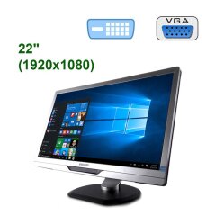 Монітор Philips 221S3L / 22" (1920x1080) TN / DVI, VGA + Кабель живлення