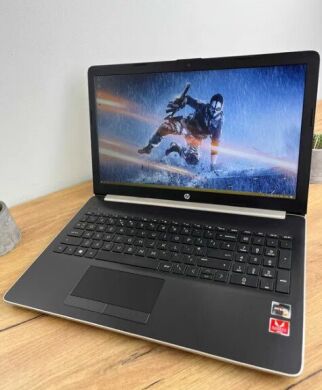 Ноутбук HP 15-db099na / 15.6" (1920x1080) IPS / AMD Ryzen 3 2200U (2 (4) ядра по 2.5 - 3.4 GHz) / 8 GB DDR4 / 256 GB SSD / AMD Radeon Vega 3 / WebCam / Win 10 Pro