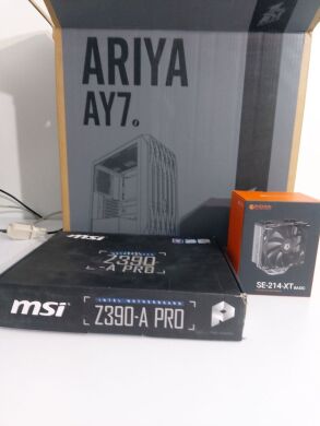 Ігровий ПК 1stPlayer Ariya AY7 Tower / Intel Core i5-8400 (6 ядер по 2.8 - 4.0 GHz) / 32 GB DDR4 / 240 GB SSD M.2 + 1000 GB SSD / AMD Radeon RX 5700, 8 GB GDDR5, 256-bit / 500W + Кабелі HDMI та живлення