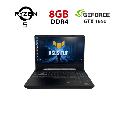 Ігровий ноутбук Asus TUF FX505DT / 15.6" (1920x1080) IPS / AMD Ryzen 5 3550H (4 (8) ядра по 2.1 - 3.7 GHz) / 8 GB DDR4 / 512 GB SSD / nVidia GeForce GTX 1650, 4 GB GDDR5, 128-bit / WebCam