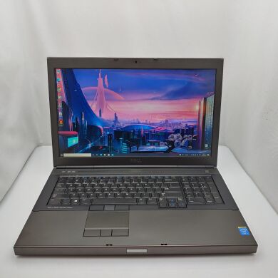 Ігровий ноутбук Dell Precision M6800 / 17.3" (1920х1080) TN / Intel Core i7-4930MX (4 (8) ядра по 3.0 - 3.9 GHz) / 16 GB DDR3 / 256 GB SSD+500 GB HDD / nVidia Quadro K5100M, 8 GB GDDR5, 256-bit / WebCam / DVD-ROM / HDMI
