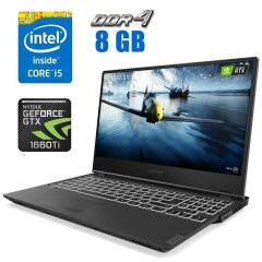 Игровой ноутбук Lenovo Legion Y540-15IRH / 15.6" (1920x1080) IPS / Intel Core i5-9300H (4 (8) ядра по 2.4 - 4.1 GHz) / 8 GB DDR4 / 240 GB SSD M.2 / nVidia GeForce GTX 1660 Ti, 6 GB GDDR6, 192-bit / WebCam