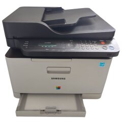 МФУ Samsung CLX-3305FN / Лазерная цветная печать / 2400x600 dpi / A4 / 18 стр/мин / USB 2.0, Ethernet / Кабели