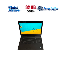 Мобільна робоча станція Dell Precision 7520 / 15.6" (1920x1080) IPS Touch / Intel Xeon E3-1505M v6 (4 (8) ядра по 3.0 - 4.0 GHz) / 32 GB DDR4 / 256 GB SSD + 1000 GB SSD / nVidia Quadro M2200, 4 GB GDDR5, 128-bit / WebCam
