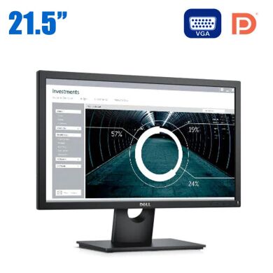 Монитор Dell E2216H Black / 21.5" (1920x1080) TN / DisplayPort, VGA / VESA 100x100 