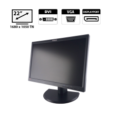 Монітор Lenovo ThinkVision LT2252p / 22" (1680x1050) TN / DVI, VGA, DisplayPort