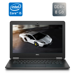 Нетбук Dell Latitude E7270 / 12.5" (1920x1080) IPS / Intel Core i5-6300U (2 (4) ядра по 2.4 - 3.0 GHz) / 8 GB DDR4 / 256 GB SSD / Intel HD Graphics 520 / WebCam / HDMI / Windows 10