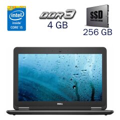 Ноутбук Б-класс Dell Latitude E7240 / 12.5" (1366x768) TN / Intel Core i5-4300U (2 (4) ядра по 1.9 - 2.9 GHz) / 4 GB DDR3 / 256 GB SSD / Intel HD Graphics 4400 / NO WebCam
